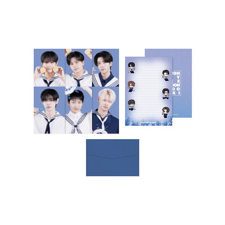 ENHYPEN - ENHYPEN WORLD OFFICIAL MERCH POSTCARD & LETTER SET