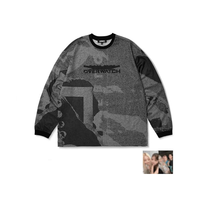 LE SSERAFIM X OVERWATCH - OFFICIAL MERCH LONG SLEEVE JERSEY