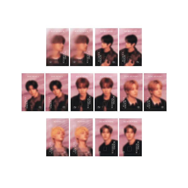 CLOSE YOUR EYES - 1ST TOUR BEYOND YOUR EYES OFFICIAL MERCH CARD COVER STICKER