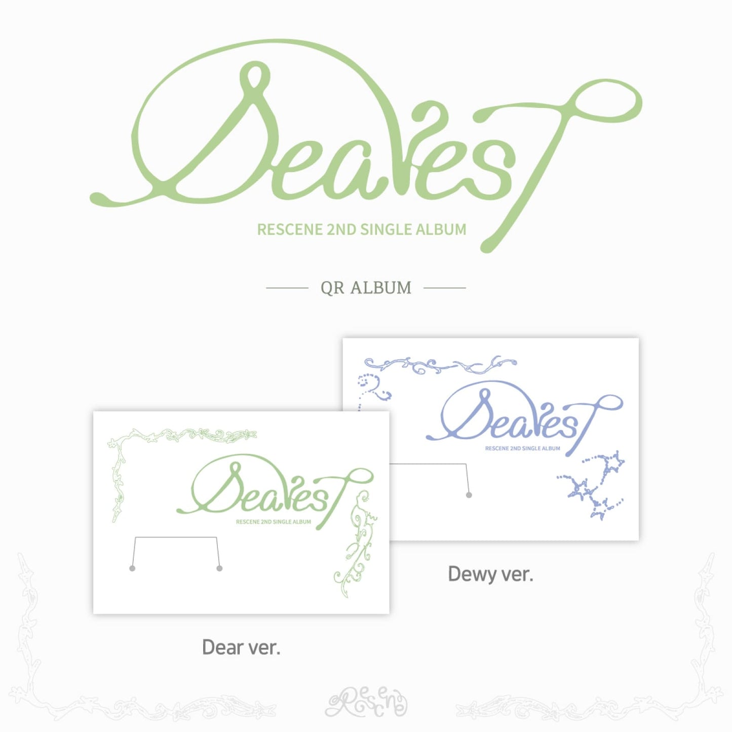 RESCENE - 2ND SINGLE ALBUM DEAREST (QR VER.)