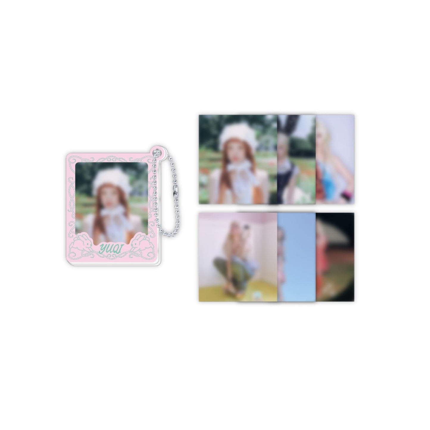 I-DLE YUQI - MOTIVATION POP-UP OFFICIAL MERCH PHOTO FRAME KEY RING