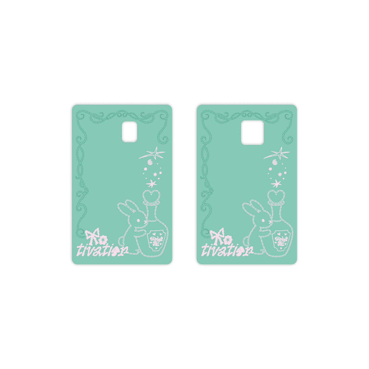 I-DLE YUQI - MOTIVATION POP-UP OFFICIAL MERCH CARD COVER STICKER