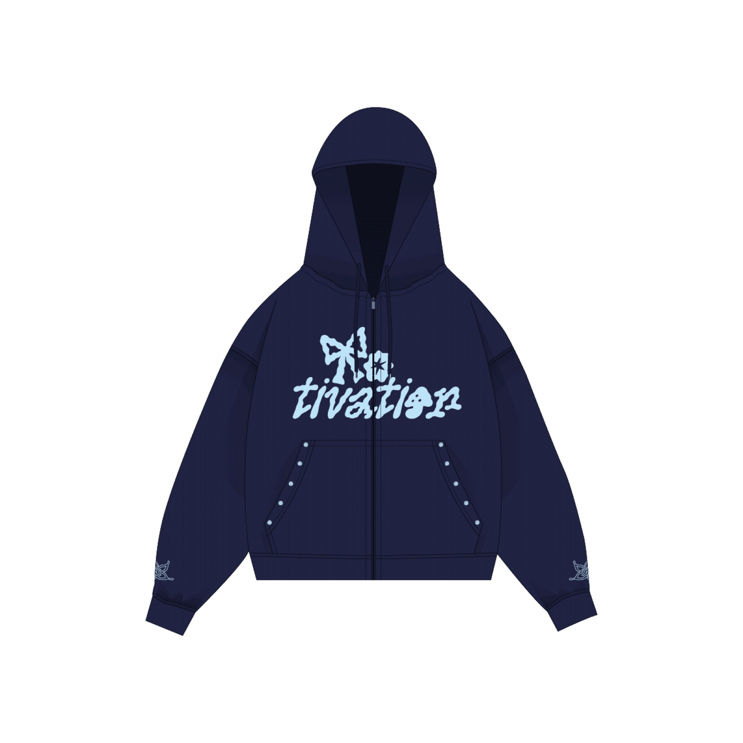 I-DLE YUQI - MOTIVATION POP-UP OFFICIAL MERCH HOOD ZIP-UP