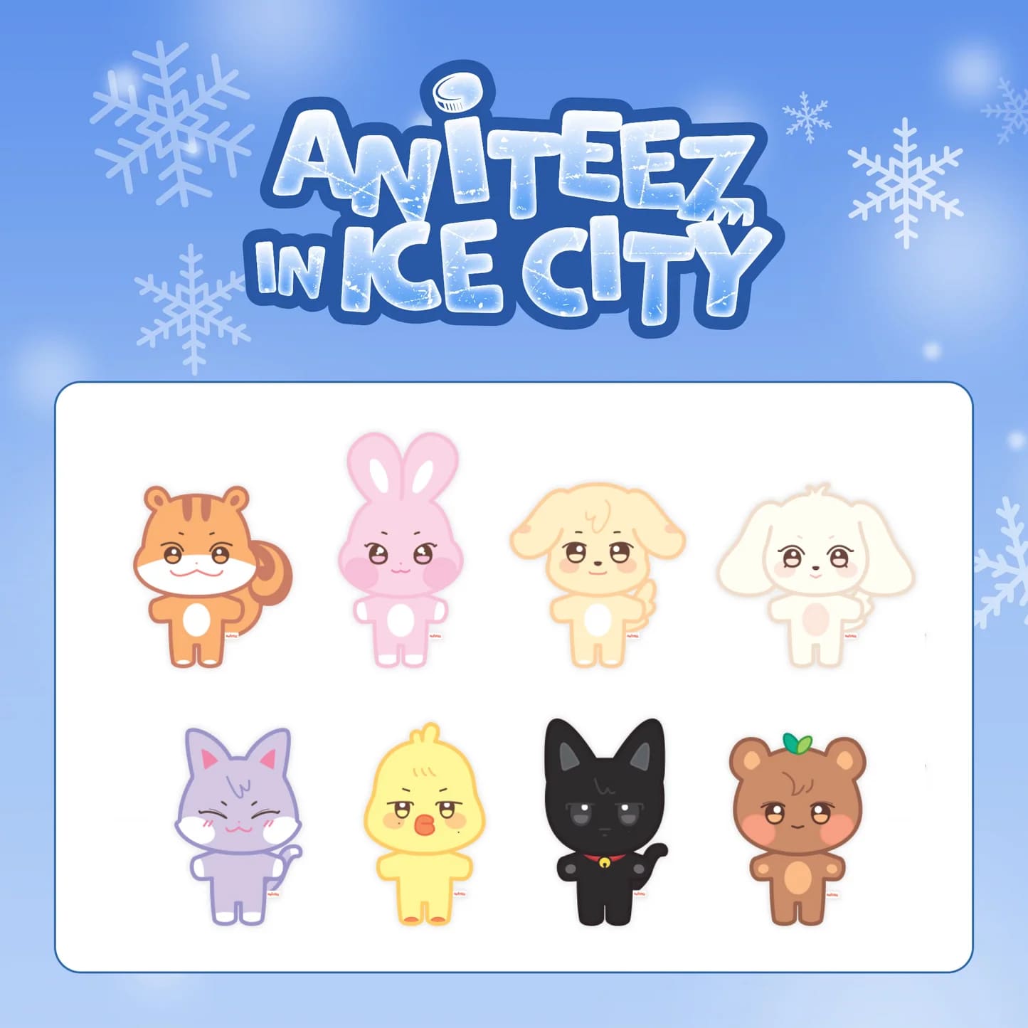 ATEEZ - ANITEEZ IN ICE CITY OFFICIAL MERCH PLUSH DOLL