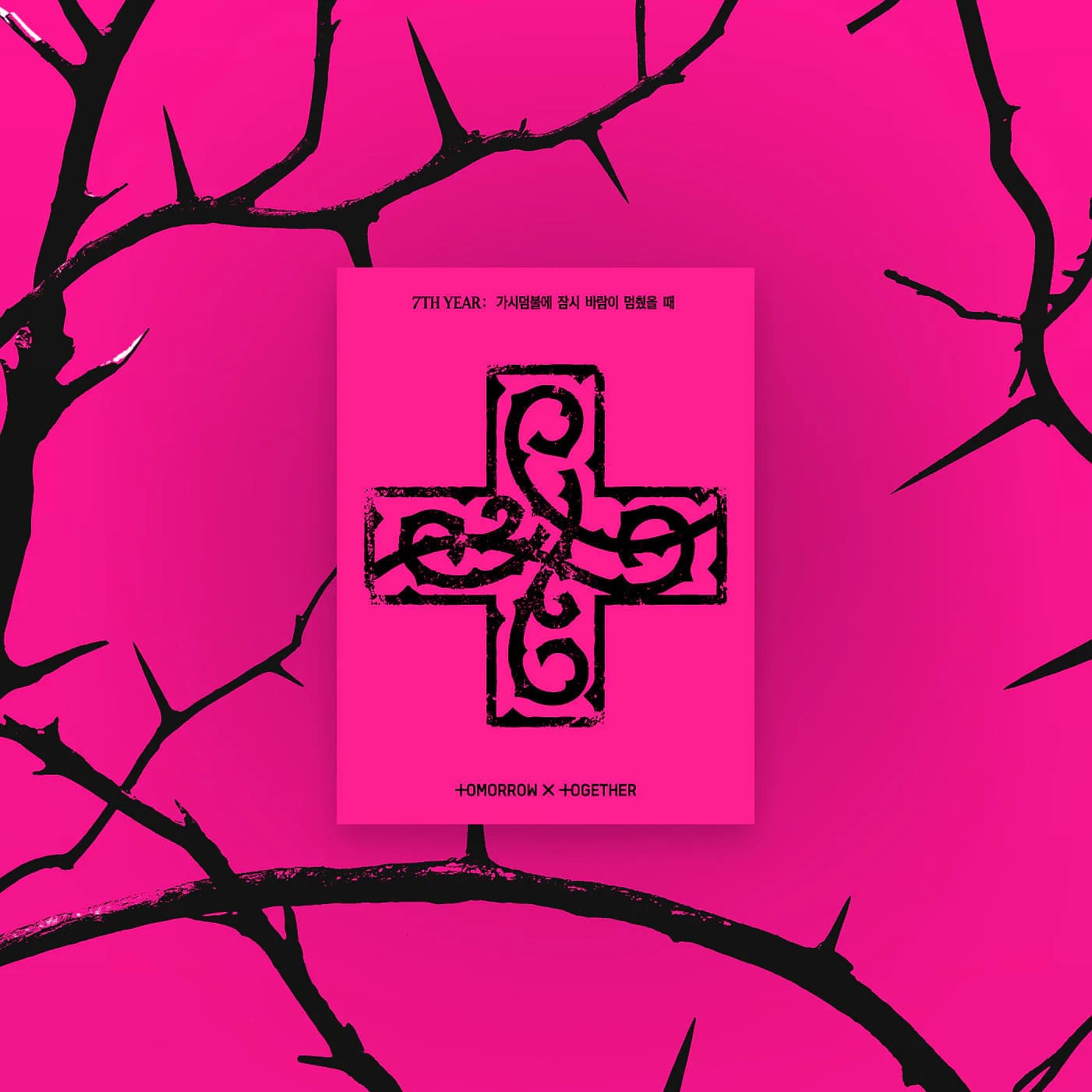 TXT - 8TH MINI ALBUM 7TH YEAR A MOMENT OF STILLNESS IN THE THORNS WEVERSE ALBUMS VER. (PPULBATU VER.)