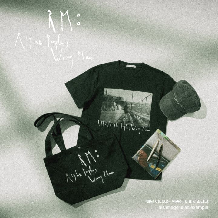 BTS RM - RIGHT PEOPLE, WRONG PLACE OFFICIAL MERCH S/S T-SHIRT