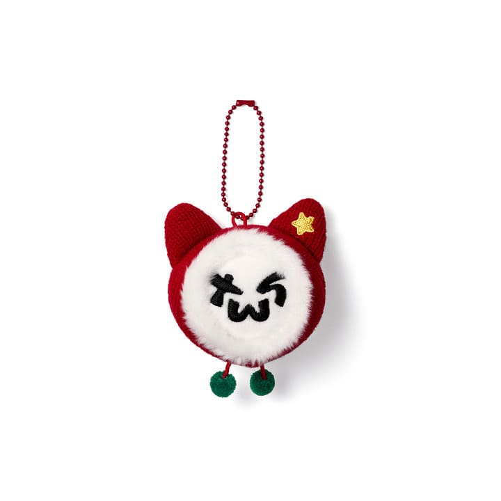 TWS - TWS : HOLIDAY WITH US OFFICIAL MERCH FACE KEYRING (CAT)