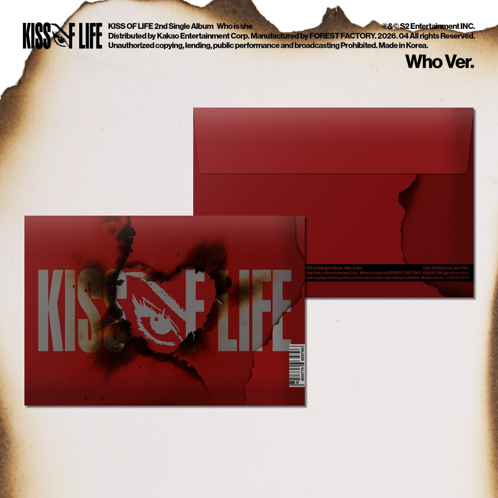 KISS OF LIFE - 2ND SINGLE ALBUM WHO IS SHE (WHO VER.)