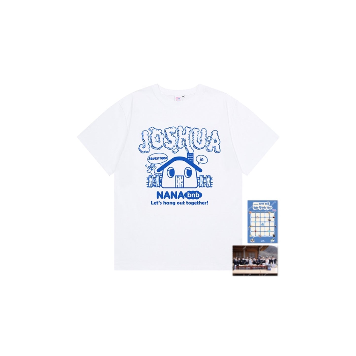 SEVENTEEN - NANA BNB WITH SEVENTEEN OFFICIAL MERCH T-SHIRT JOSHUA