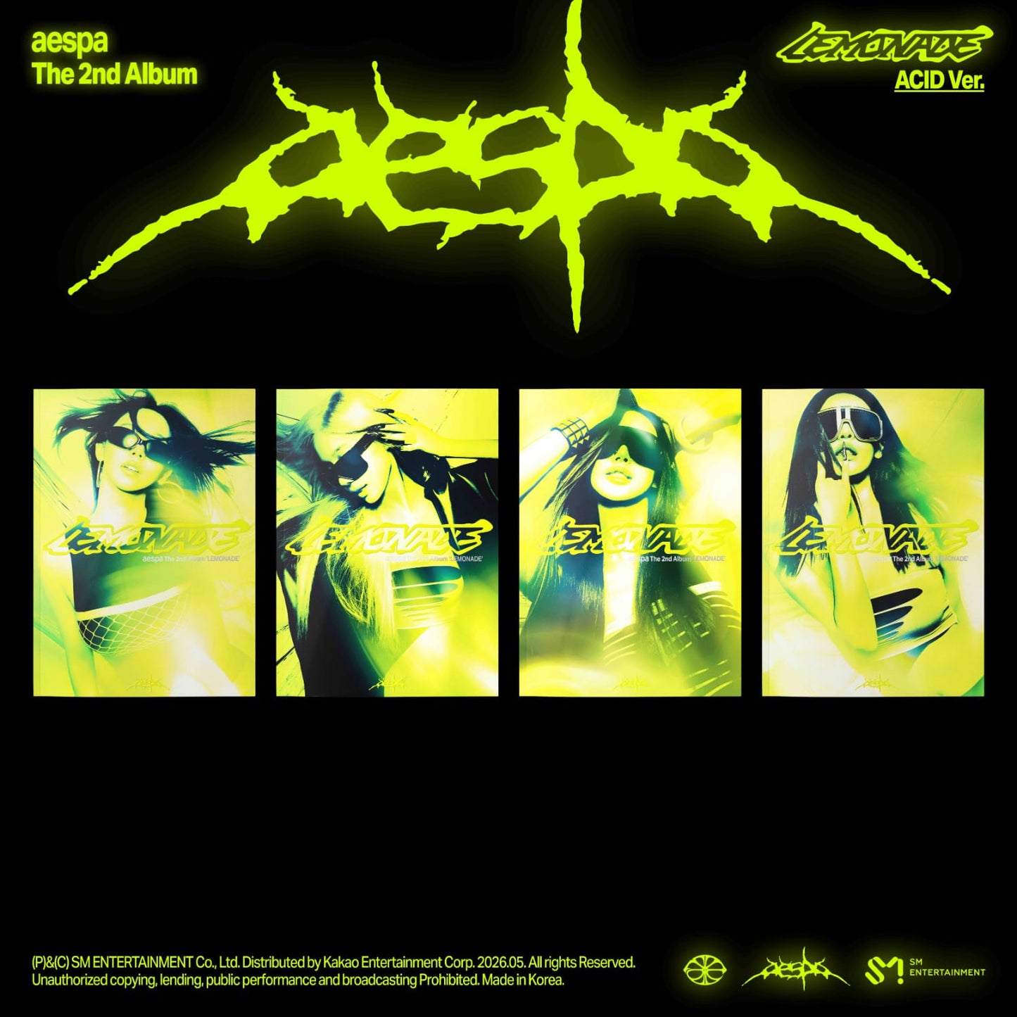 AESPA - 2ND FULL ALBUM LEMONADE (ACID VER.)