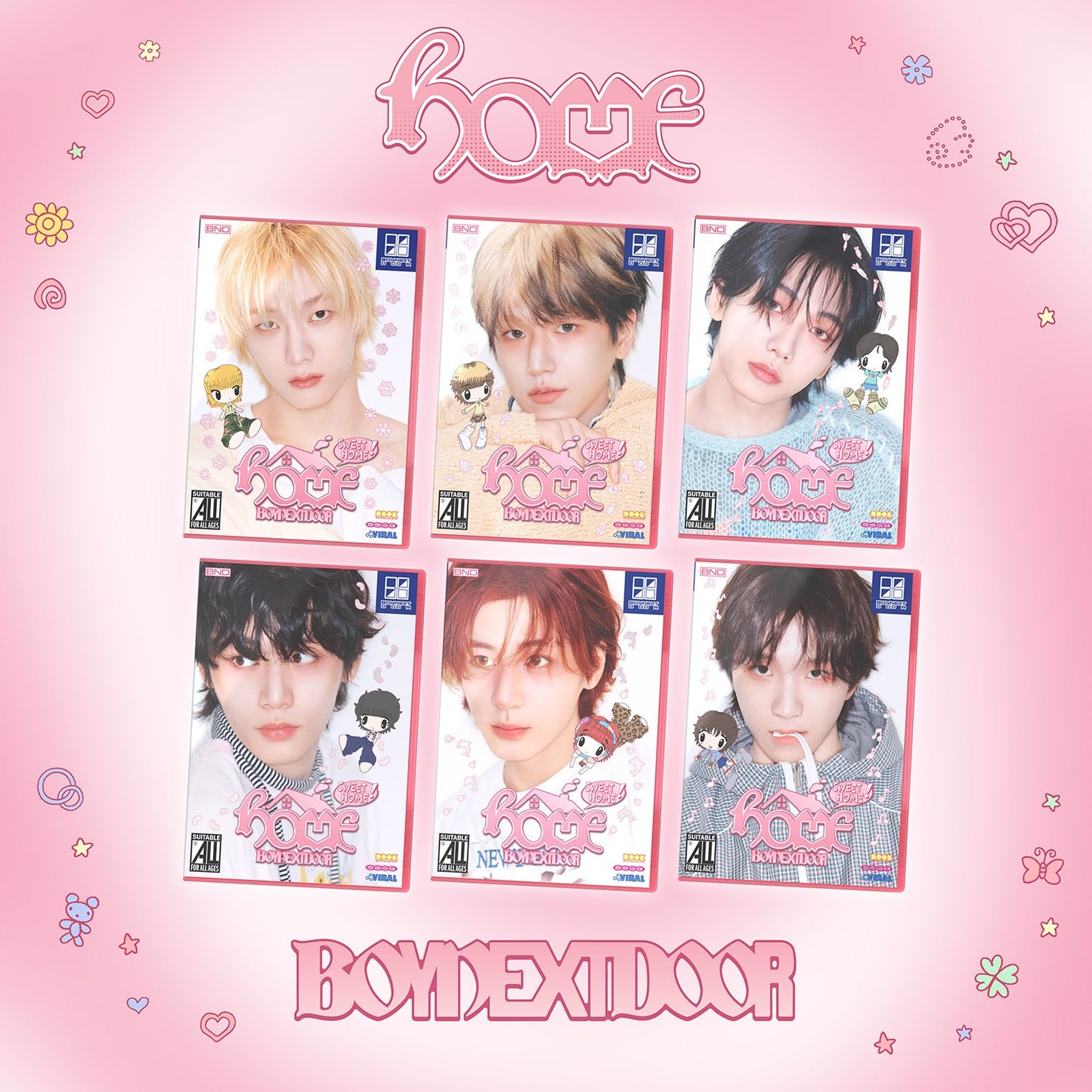BOYNEXTDOOR - 1ST STUDIO ALBUM HOME (SWEET HOME VER.)