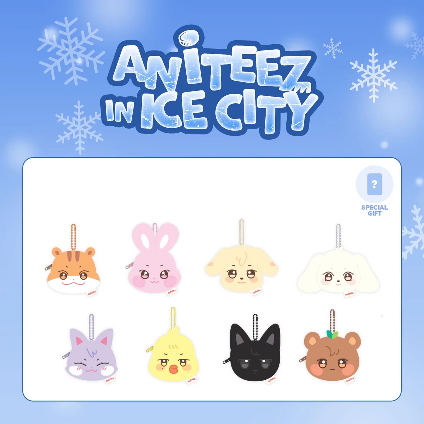 ATEEZ - ANITEEZ IN ICE CITY OFFICIAL MERCH MINI POUCH