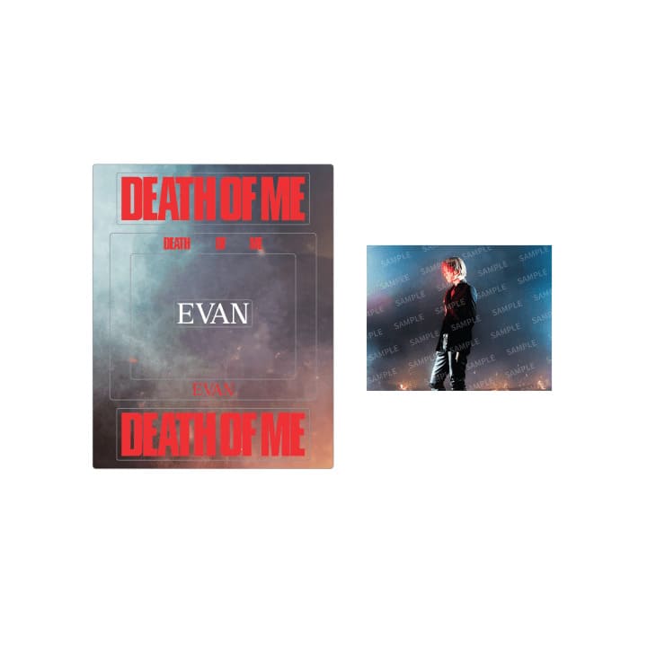 EVAN - DEATH OF ME OFFICIAL MERCH PHOTO MAGNET HOLDER SET
