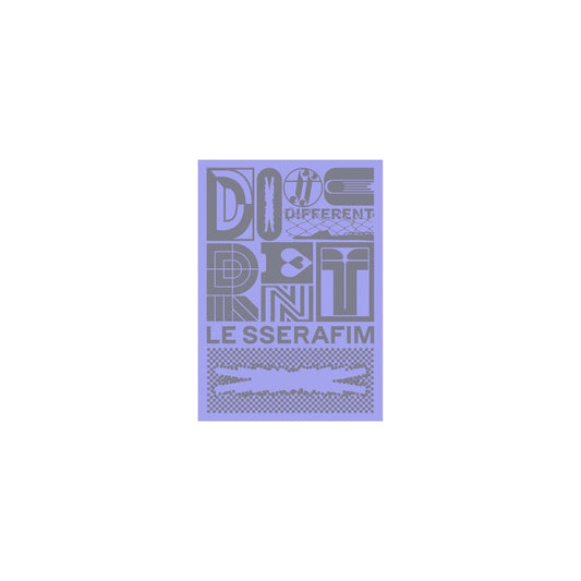LE SSERAFIM - JAPAN 4TH SINGLE ALBUM DIFFERENT (OFFBEAT CLOVE)