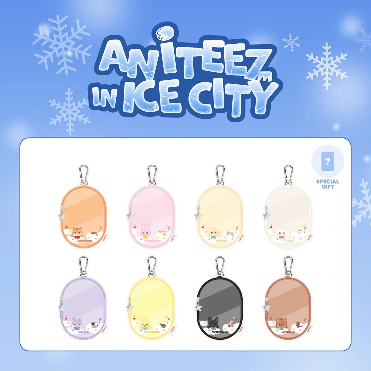 ATEEZ - ANITEEZ IN ICE CITY OFFICIAL MERCH PVC POUCH