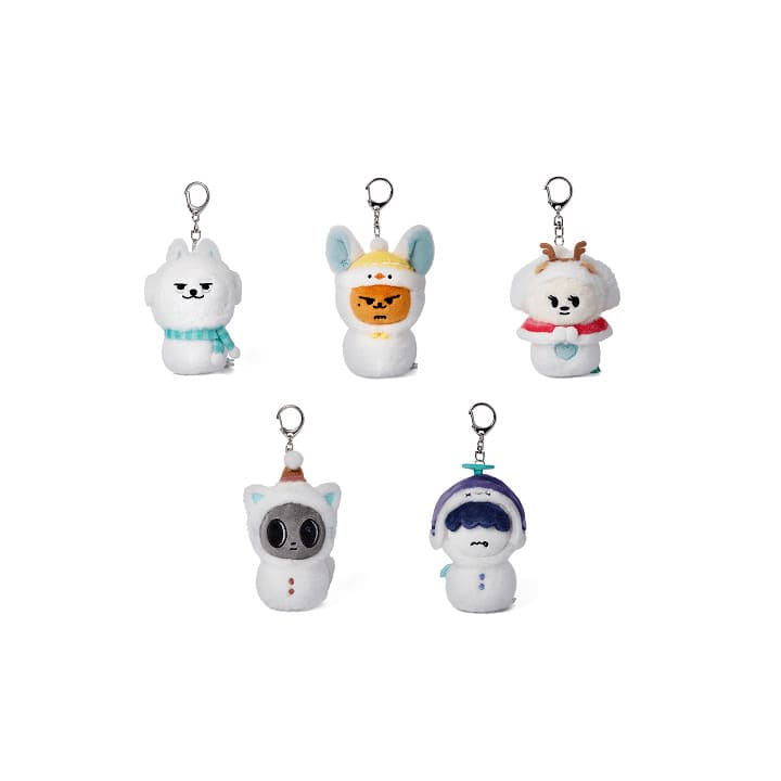 TXT - PPULBATU SNOW MAGIC OFFICIAL MERCH PLUSH KEYRING (HOLIDAY VER.)