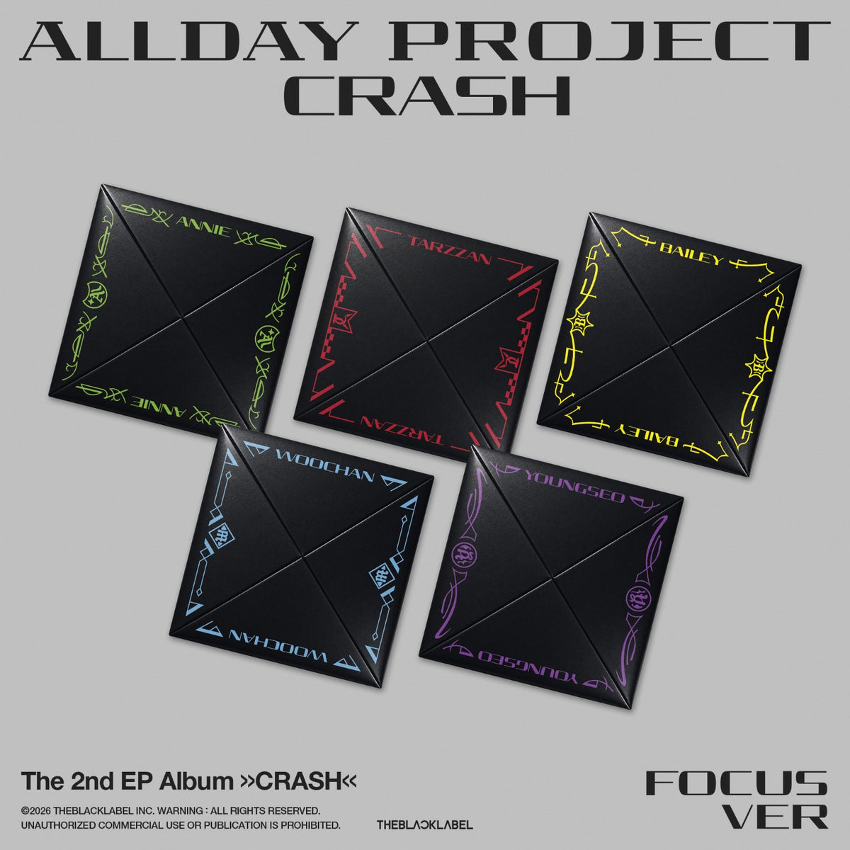 ALLDAY PROJECT - 2ND EP ALBUM CRASH (FOCUS VER.)