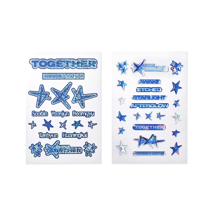 TXT TOGETHER Official MD Sticker set with Photocard
