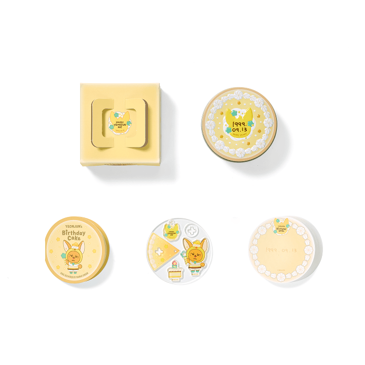 TXT - BIRTHDAY CAKE OFFICIAL MERCH YEONJUN HWANG CHOON TIN CASE SET