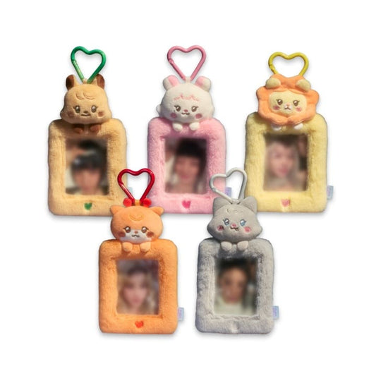 I-DLE - WE ARE OFFICIAL MERCH PLUSH PHOTOCARD HOLDER KEYRING