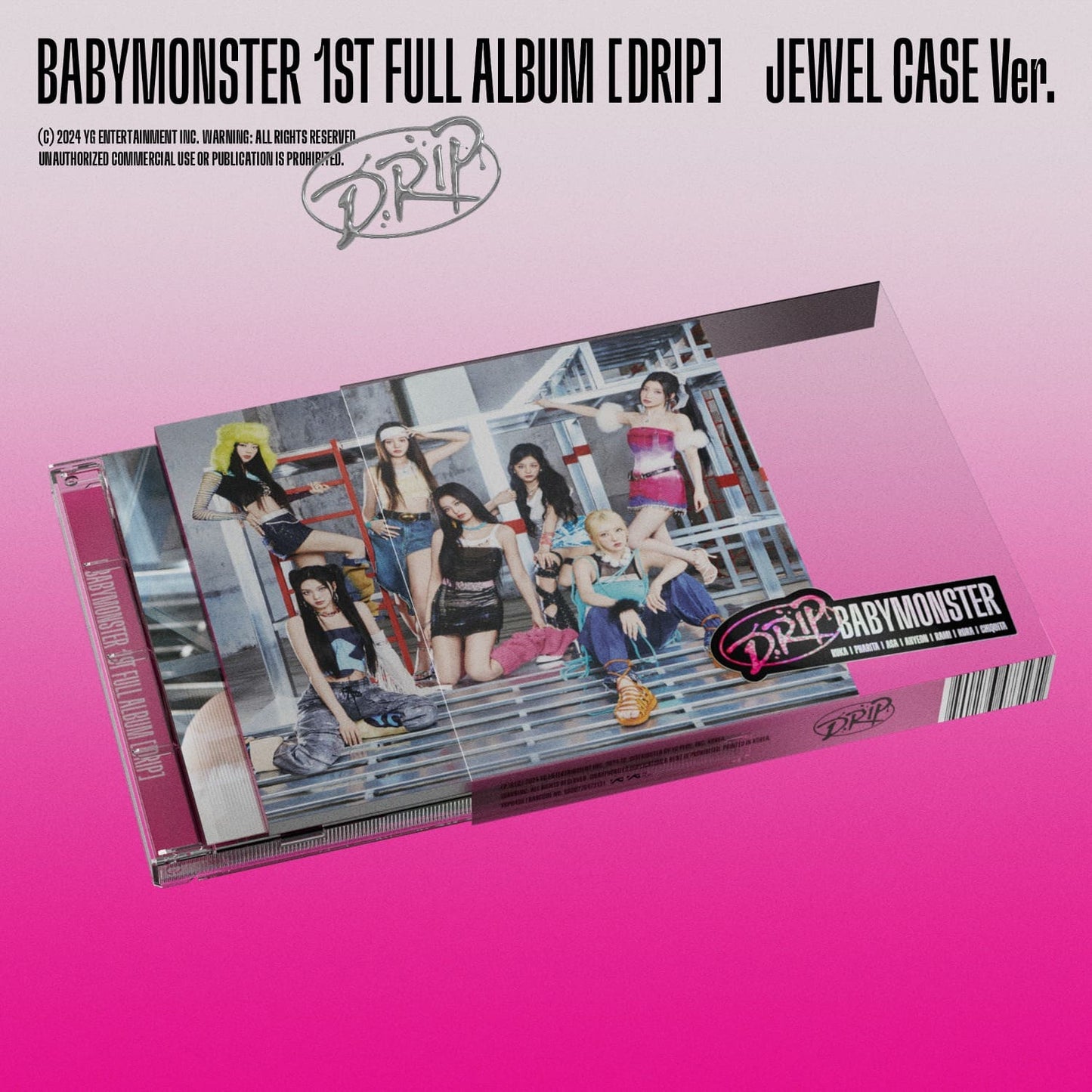 BABYMONSTER - 1ST FULL ALBUM DRIP JEWEL CASE VER.