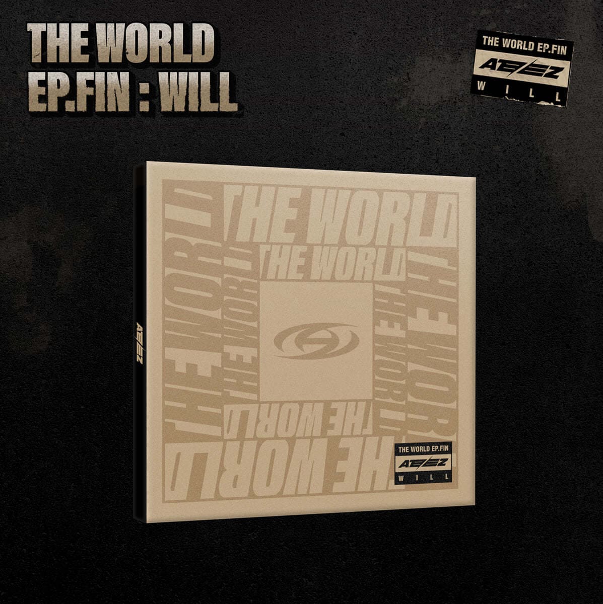 ATEEZ 2nd Full Album THE WORLD EP.FIN : WILL Digipak version with Booklet, Photocard, Sticker.