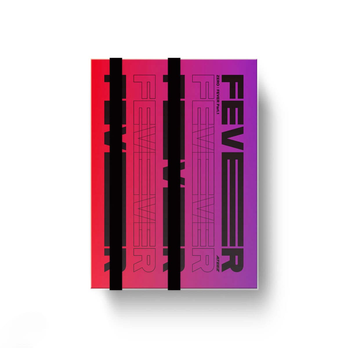 ATEEZ 5th Mini Album ZERO : FEVER Part.1 (DIARY version) with Photo booklet, Sticker, Photocards, Poster, Polaroid.
