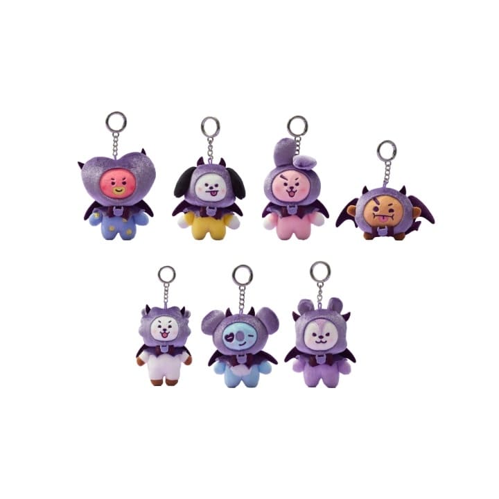 BT21 - ANGEL & VILLAIN VILLAIN PLUSH KEYRING