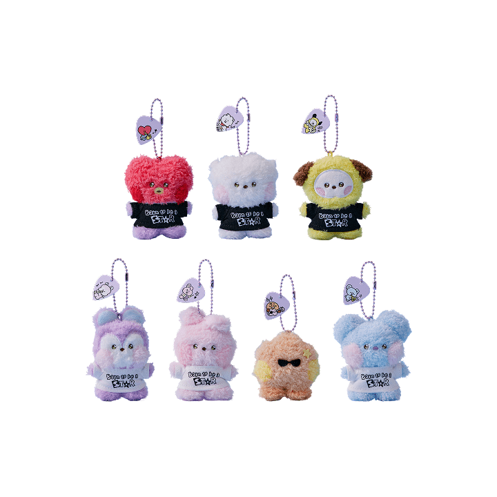 BT21 - MINI MININI BAND PLUSH KEYRING
