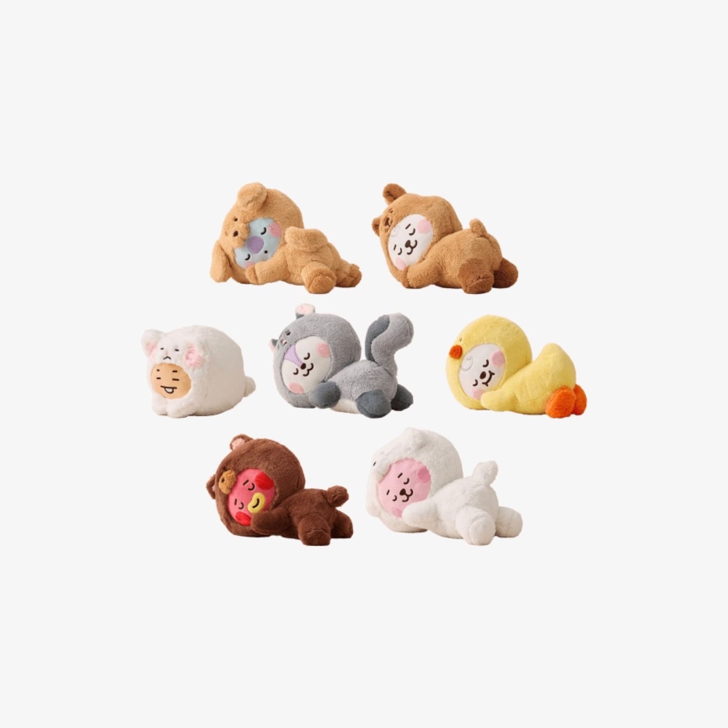 BT21 - BABY FLUFFY LYING DOLL