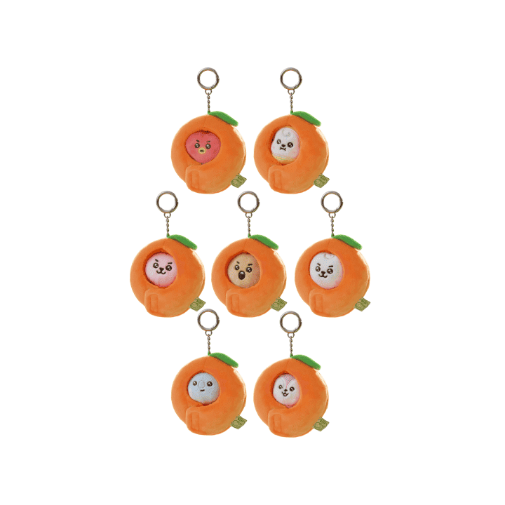 BT21 - BABY ORANGE PARTY PLUSH KEYRING