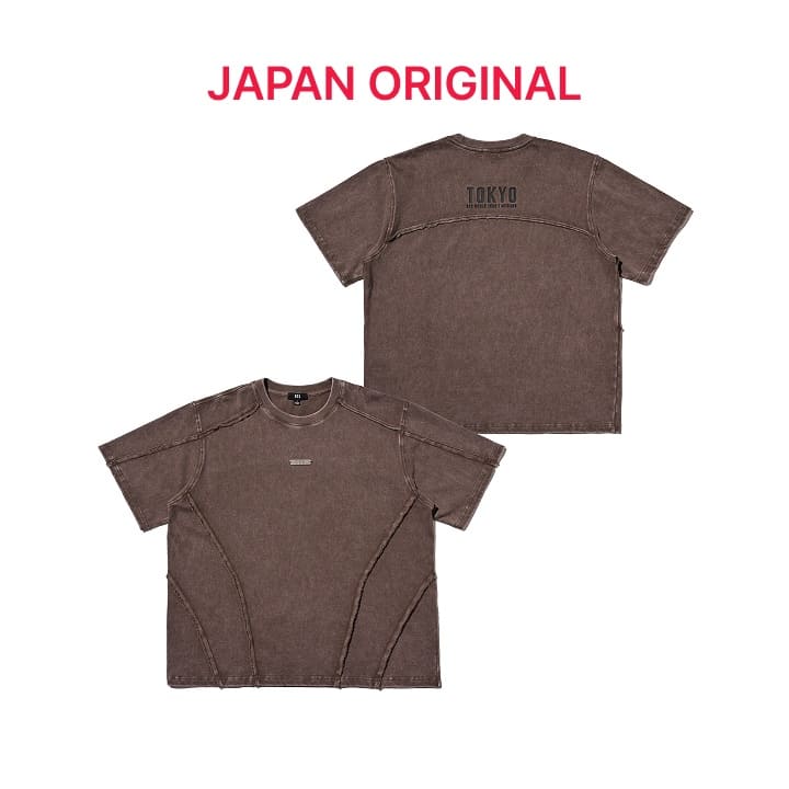 BTS - WORLD TOUR ARIRANG OFFICIAL MERCH JAPAN ORIGINAL S/S T-SHIRT TOKYO (BROWN)