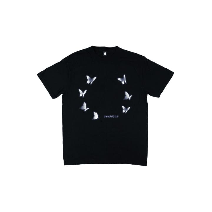 BTS ARMY FOREVER WE ARE YOUNG Official MD S/S T-Shirt (Black)