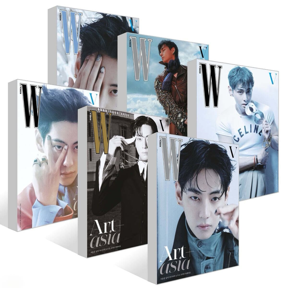 BTS V W Korea Magazine 2025 September Issue Set (A / B / C / D / E / F Cover)