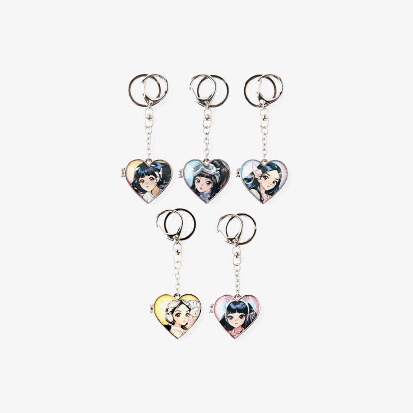 NEWJEANS - NJ GET UP OFFICIAL MERCH METAL MIRROR KEYRING