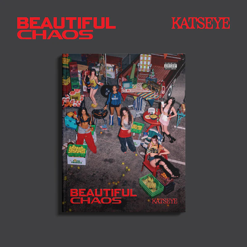 KATSEYE 2nd EP Album BEAUTIFUL CHAOS Beautiful version with Photobook, Photocards, and Poster