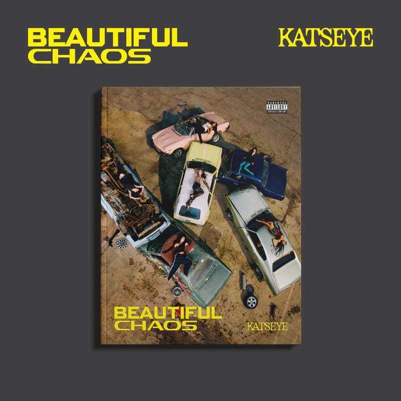 KATSEYE 2nd EP Album BEAUTIFUL CHAOS Chaotic version with Photobook, Photocards, and Poster