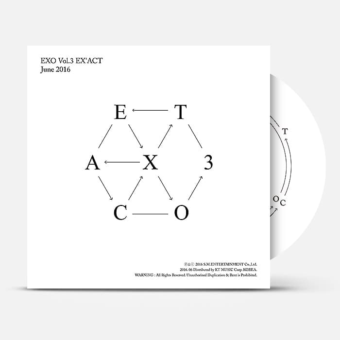 EXO - 3RD FULL ALBUM EX'ACT (KOREAN VER.)