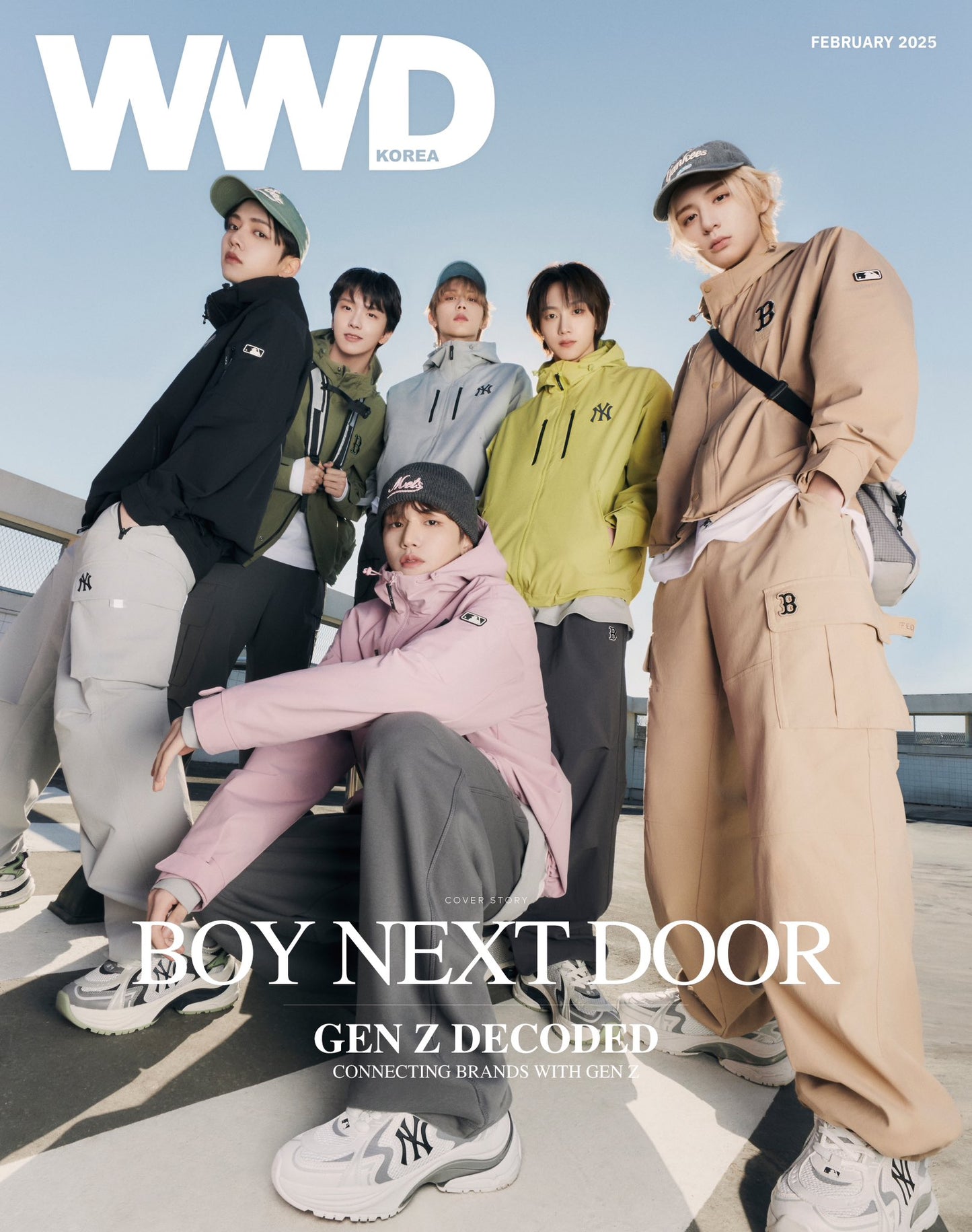 BOYNEXTDOOR - WWD KOREA MAGAZINE 2025 FEBRUARY ISSUE (BOYNEXTDOOR COVER)
