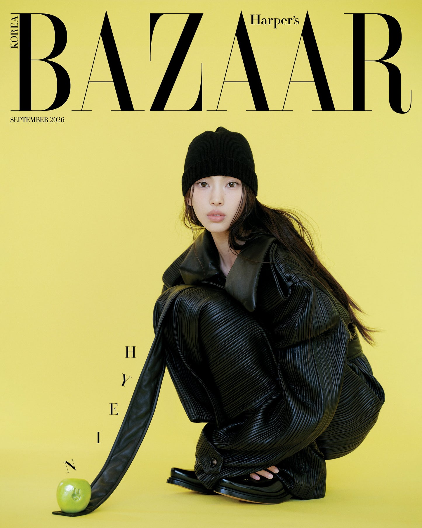 NEWJEANS HYEIN - HARPER'S BAZAAR KOREA MAGAZINE 2026 SEPTEMBER ISSUE C TYPE (HYEIN COVER)