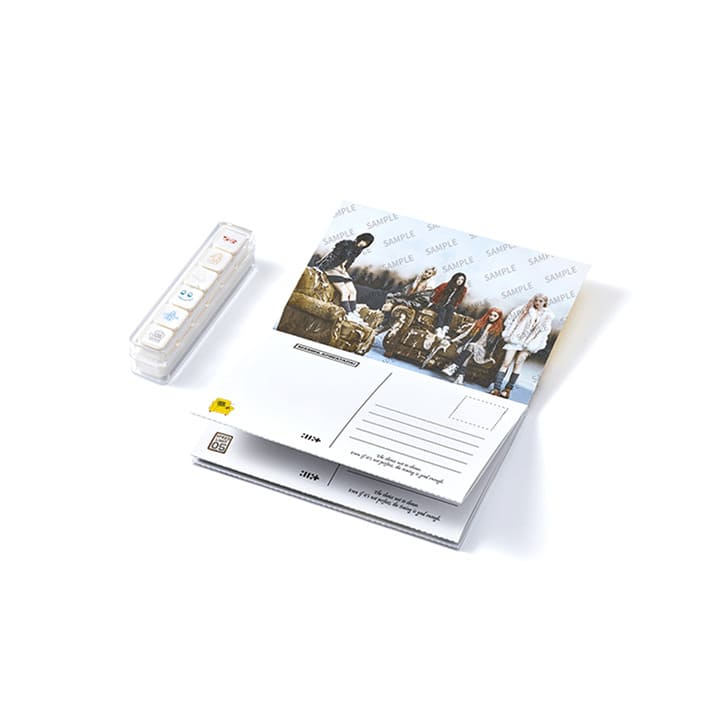 ILLIT - MAMIHLAPINATAPAI OFFICIAL MERCH STAMP & POSTCARD SET