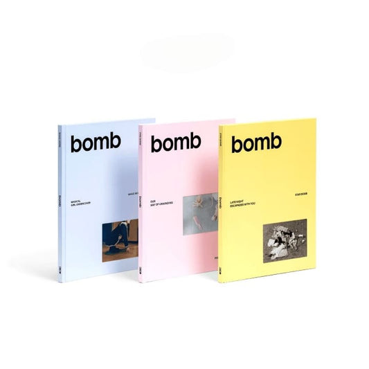 ILLIT 3rd Mini Album BOMB (MAGIC BOMB / PINK BOMB / STAR BOMB VER.) with Lenticular photobook, CD, Sticker, Poster, Photocards.