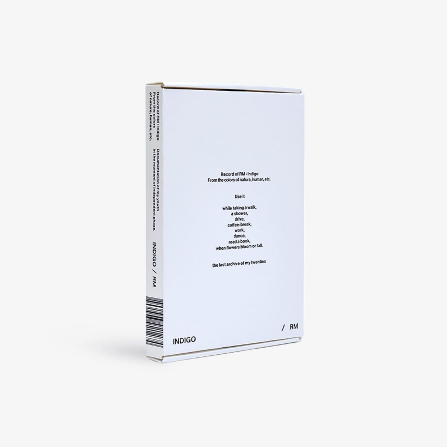 BTS RM - 1ST SOLO ALBUM INDIGO BOOK EDITION