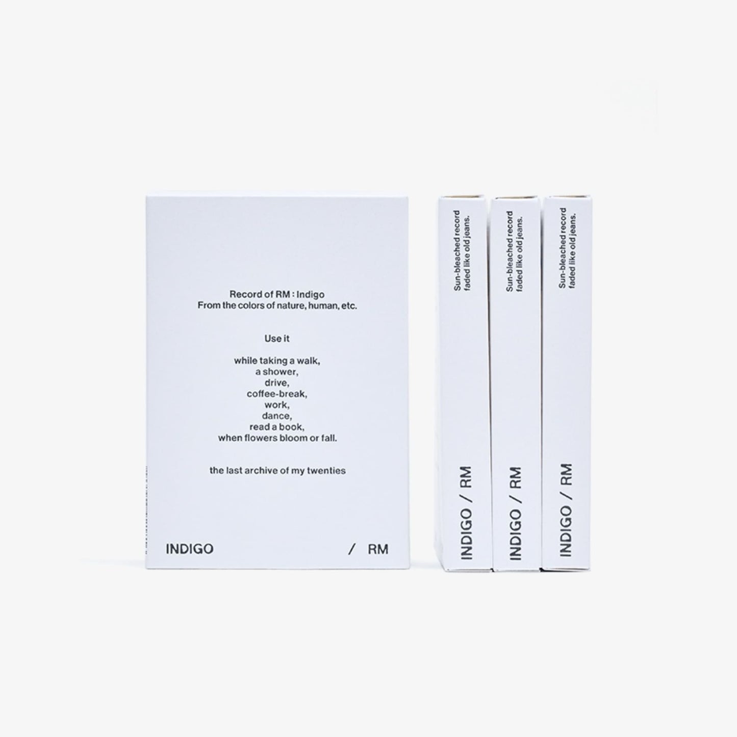 BTS RM - 1ST SOLO ALBUM INDIGO POSTCARD EDITION WEVERSE ALBUMS VER.