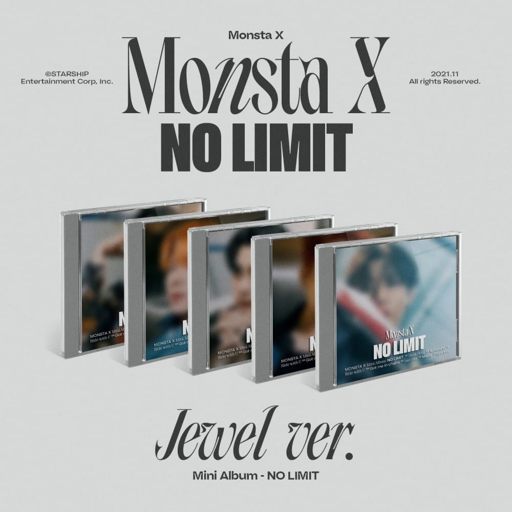 MONSTA X - 10TH MINI ALBUM NO LIMIT (JEWEL CASE VER.)