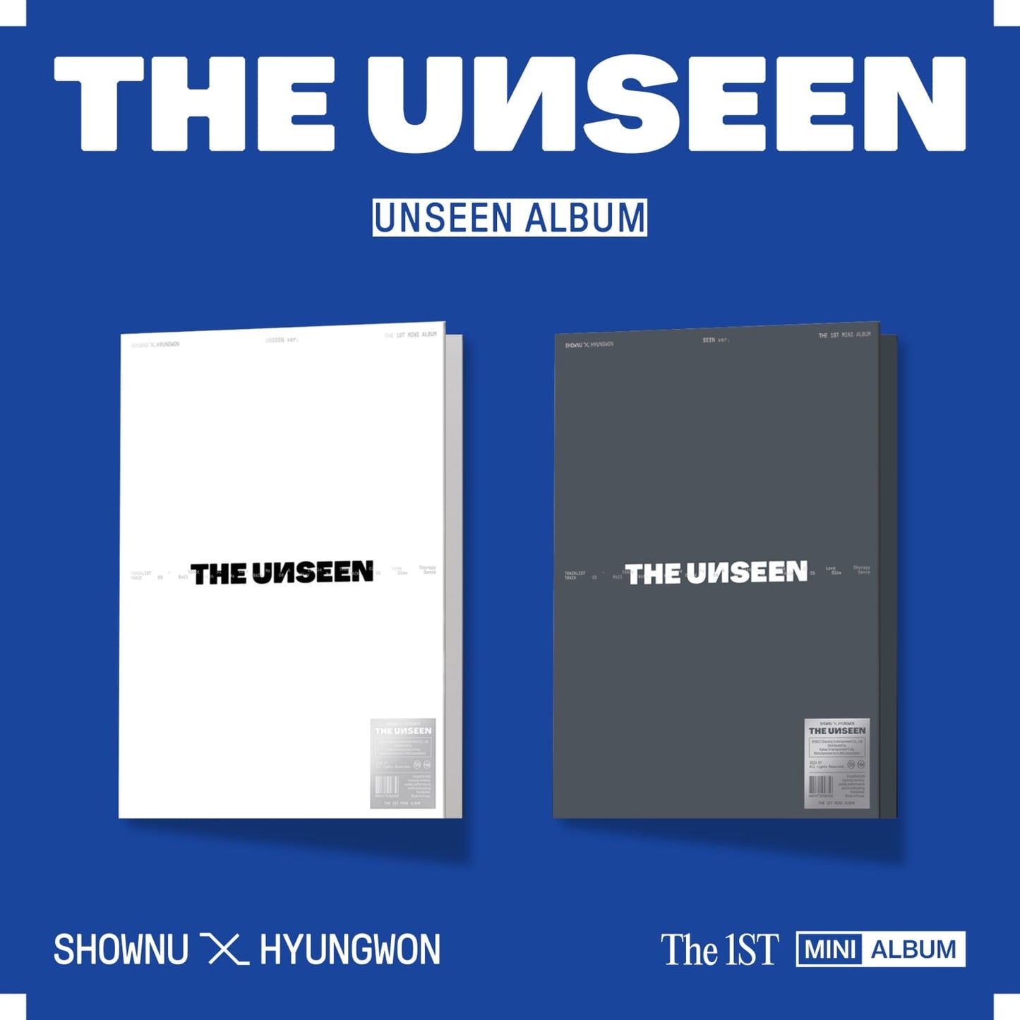 MONSTA X SHOWNU X HYUNGWON - 1ST MINI ALBUM THE UNSEEN (LIMITED VER.)