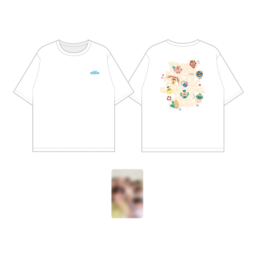 CRAVITY - 2023 CRAVITY CHARACTER SUMMER CCREW POP-UP STORE OFFICIAL MERCH CCREW T-SHIRT