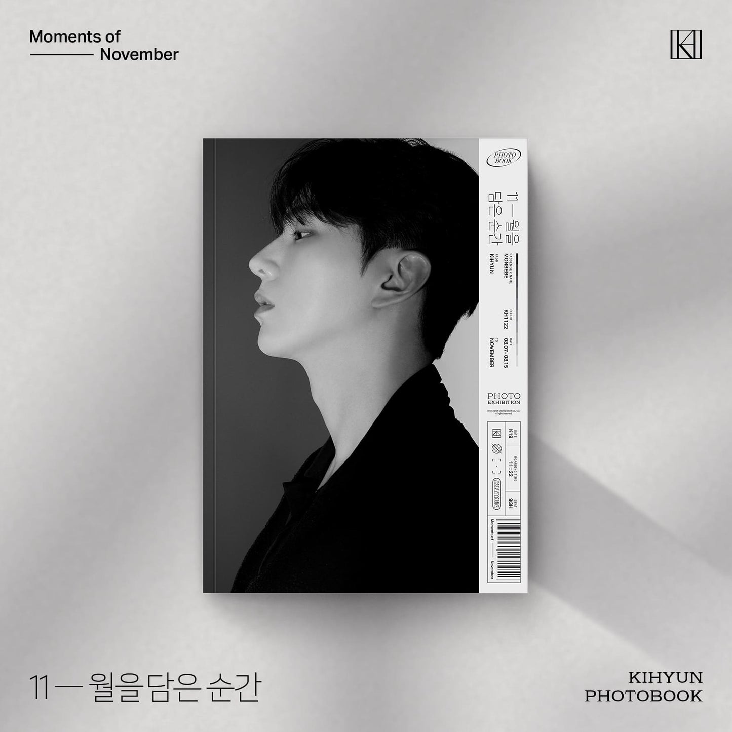 MONSTA X - KIHYUN PHOTOBOOK MOMENTS OF NOVEMBER