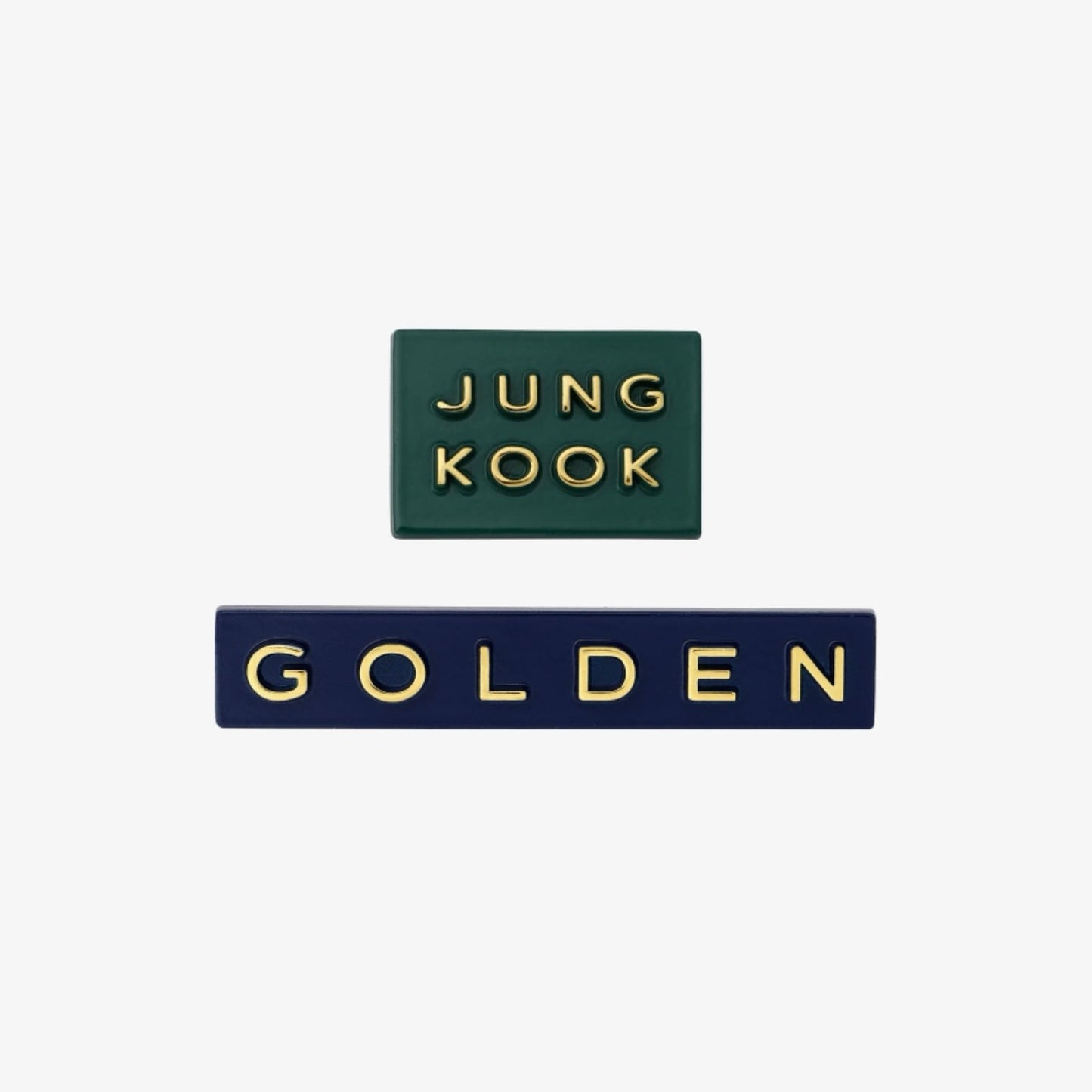 BTS JUNGKOOK - GOLDEN OFFICIAL MERCH BADGE SET