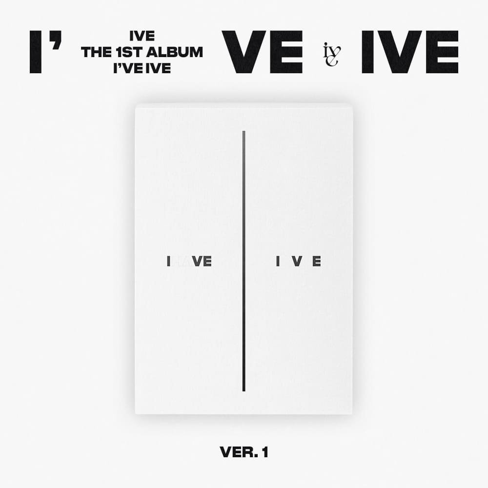 IVE 1st Full Album I’VE IVE (VER.1) with Photobook, CD-R, Photocard, Sticker.